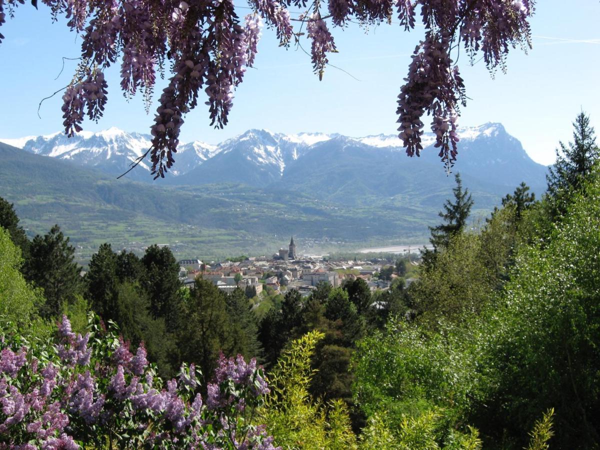 Le Vieux Chalet Bed & Breakfast Embrun Bagian luar foto
